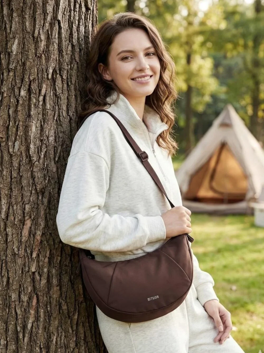 Stylish Anti-Theft Crossbody Bag for Women | Waterproof Hobo Purse with Hidden